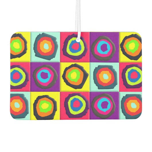 Kreismuster Autolufterfrischer (Vorderseite)