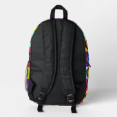 Kreismuster Bedruckter Rucksack (Rückseite)