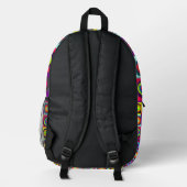 Kreismuster Bedruckter Rucksack (Rückseite)