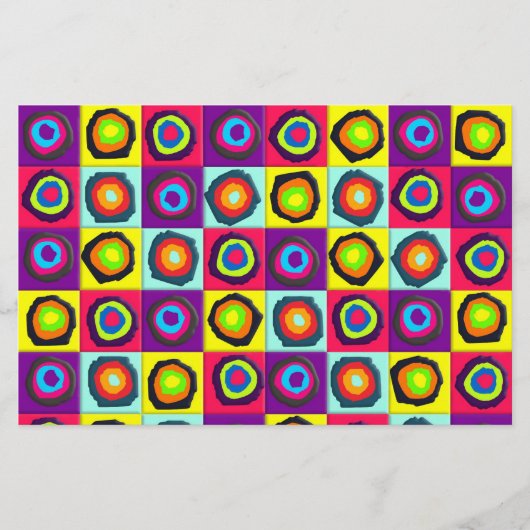 Kreismuster Briefpapier (Vorderseite)