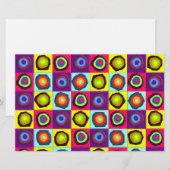 Kreismuster Briefpapier (Vorne/Hinten)