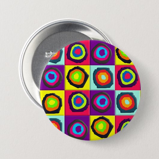 Kreismuster Button (Vorne & Hinten)