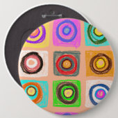 Kreismuster Button (Vorne & Hinten)