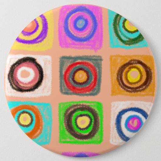 Kreismuster Button (Vorderseite)