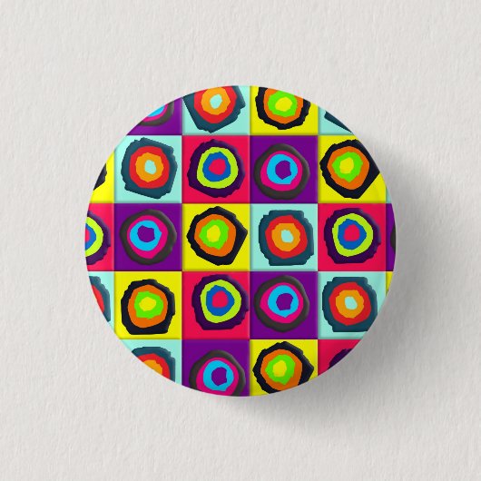 Kreismuster Button (Vorderseite)