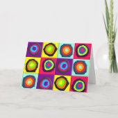 Kreismuster Dankeskarte (Vorderseite)