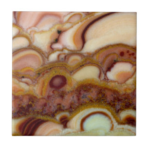 Kreismuster des Onyx-Steins Fliese