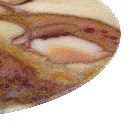 Kreismuster des Onyx-Steins Schneidebrett (Ecke)