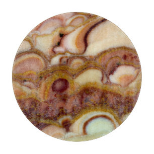 Kreismuster des Onyx-Steins Schneidebrett