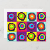 Kreismuster Feiertagspostkarte (Vorne/Hinten)