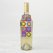 Kreismuster Flaschenanhänger (Auf Flasche)