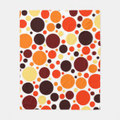 Kreismuster Fleecedecke (Vorderseite)