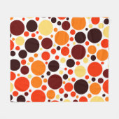 Kreismuster Fleecedecke (Vorderseite (Horizontal))