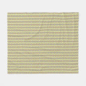Kreismuster Fleecedecke (Vorderseite (Horizontal))