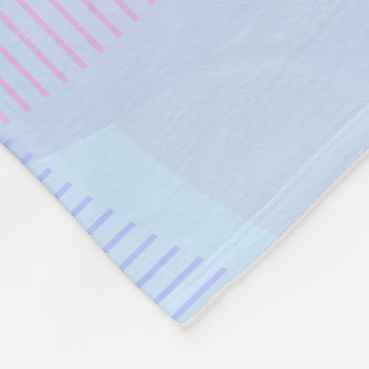 Kreismuster Fleecedecke (Ecke)