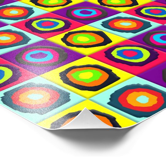 Kreismuster Fotodruck (Ecke)