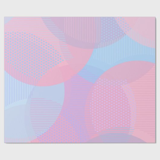 Kreismuster Geschenkpapier (Flach)