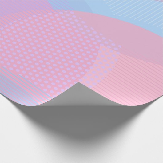 Kreismuster Geschenkpapier (Ecke)