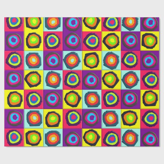 Kreismuster Geschenkpapier (Flach)