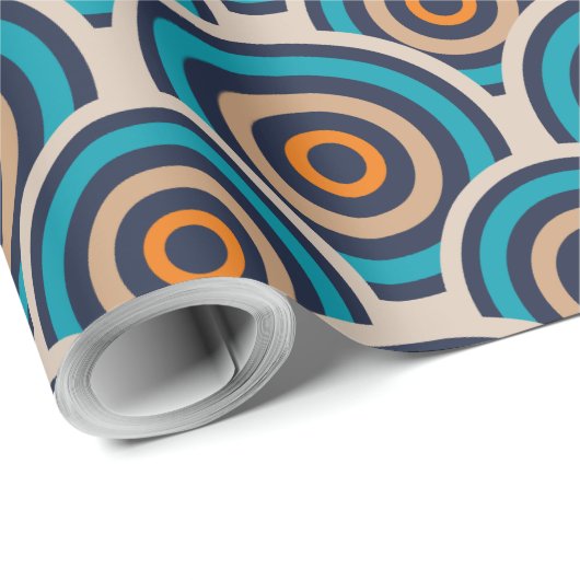 Kreismuster Geschenkpapier (Rolleneckpunkt)