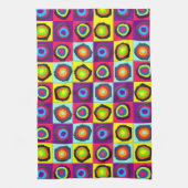 Kreismuster Geschirrtuch (Vertikal)