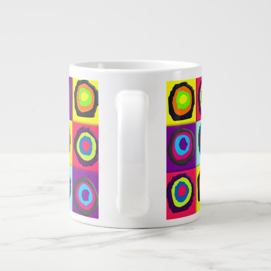 Kreismuster Jumbo-Tasse (Rückseite)