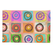 Kreismuster Kissenbezug (Rückseite-Links)