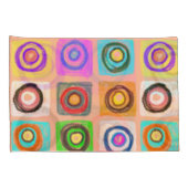 Kreismuster Kissenbezug (Rückseite-Rechts)