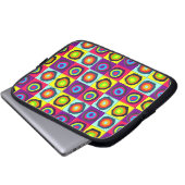 Kreismuster Laptopschutzhülle (Vorne Knopf)