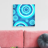 Kreismuster Leinwanddruck (Insitu (Wohnzimmer))