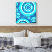 Kreismuster Leinwanddruck (Insitu (Schlafzimmer))