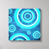 Kreismuster Leinwanddruck (Vorderseite)