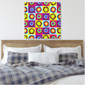 Kreismuster Leinwanddruck (Insitu (Schlafzimmer))