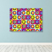 Kreismuster Leinwanddruck (Insitu (Holzboden))