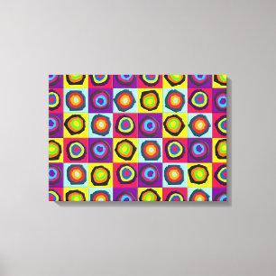 Kreismuster Leinwanddruck