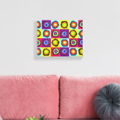 Kreismuster Leinwanddruck (Insitu (Wohnzimmer))