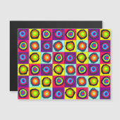 Kreismuster Magneteinladung (Vorne/Hinten)