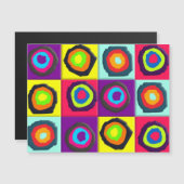 Kreismuster Magnetkarte (Vorne/Hinten)