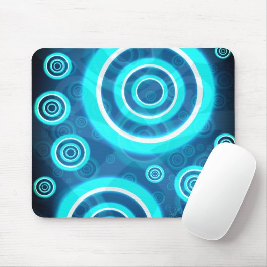 Kreismuster Mousepad (Mit Mouse)