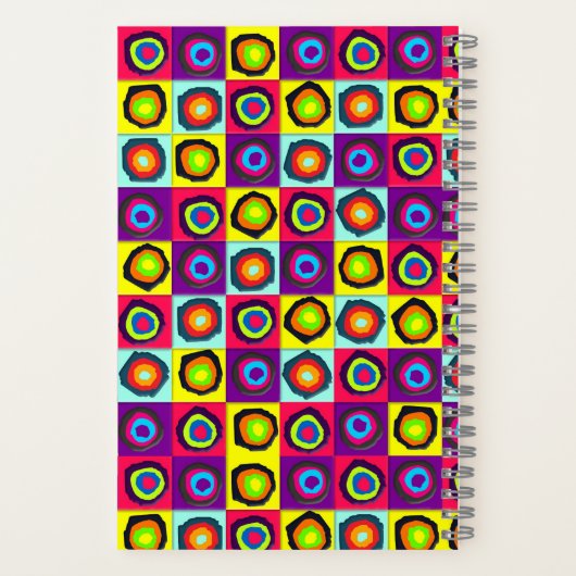 Kreismuster Notizblock (Rückseite)