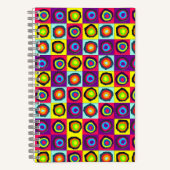 Kreismuster Notizblock (Vorderseite)