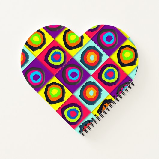 Kreismuster Notizblock (Rückseite)