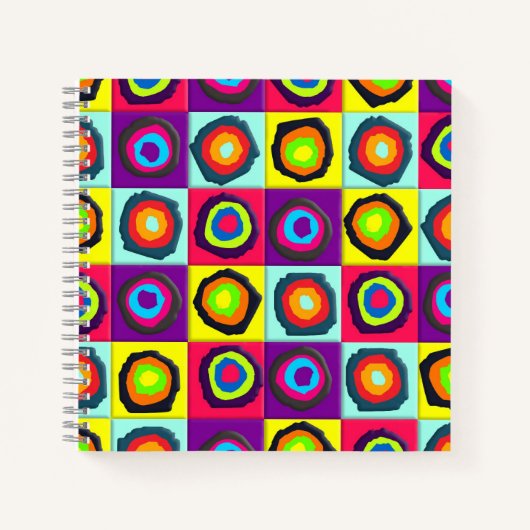Kreismuster Notizblock (Vorderseite)