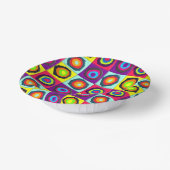 Kreismuster Pappteller (Gewinkelt)