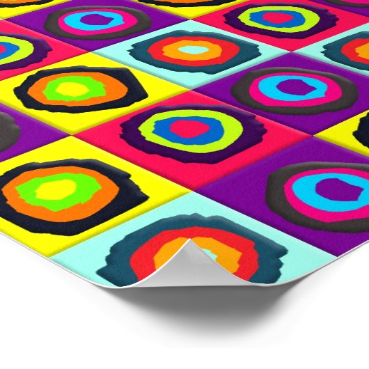 Kreismuster Poster (Ecke)