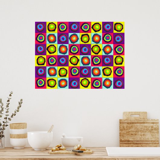 Kreismuster Poster (Küche)