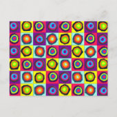 Kreismuster Postkarte (Vorderseite)