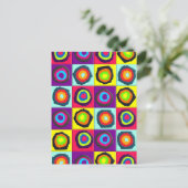 Kreismuster Postkarte (Stehend Vorderseite)