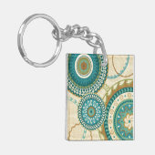 Kreismuster Schlüsselanhänger (Vorderseite links)