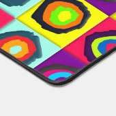 Kreismuster Schreibtischunterlage (Ecke)